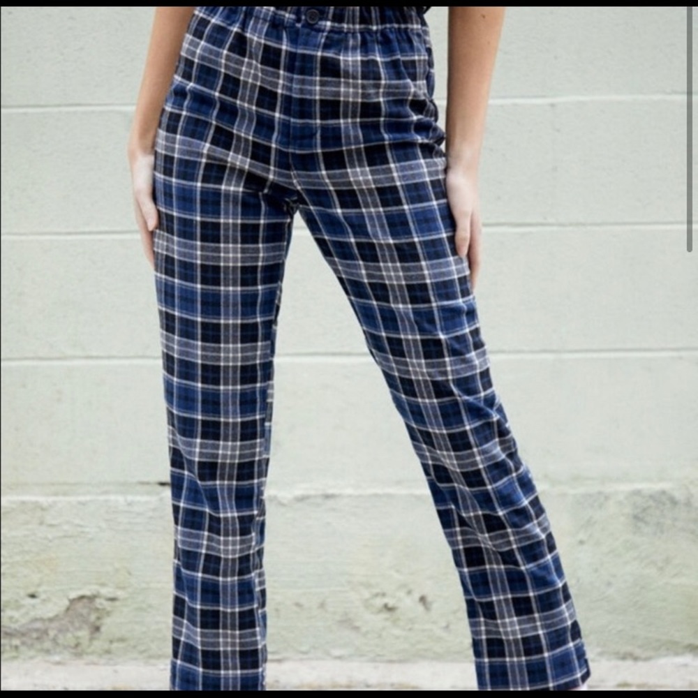 Plaid Brandy Melville tilden pants